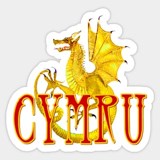 Furever Art✫*¨*.¸¸.✶*¨CYMRU DRAGON Sticker